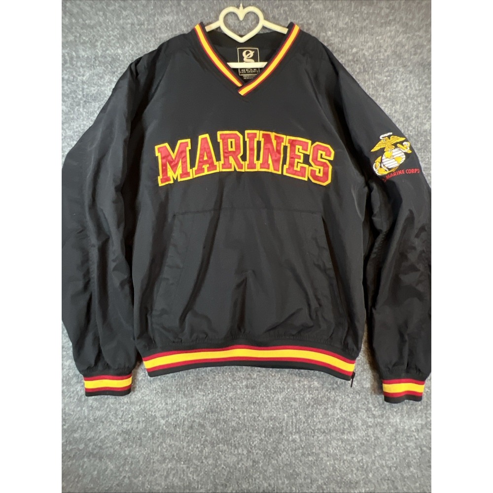 VTG 90s Gear for Sports US Marines Pullover Windbreaker Jacket Small (Fits M)
